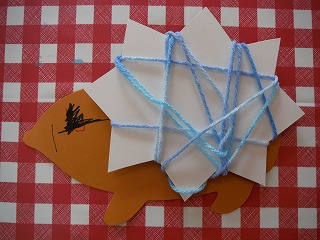 制作物（ハリネズミ）