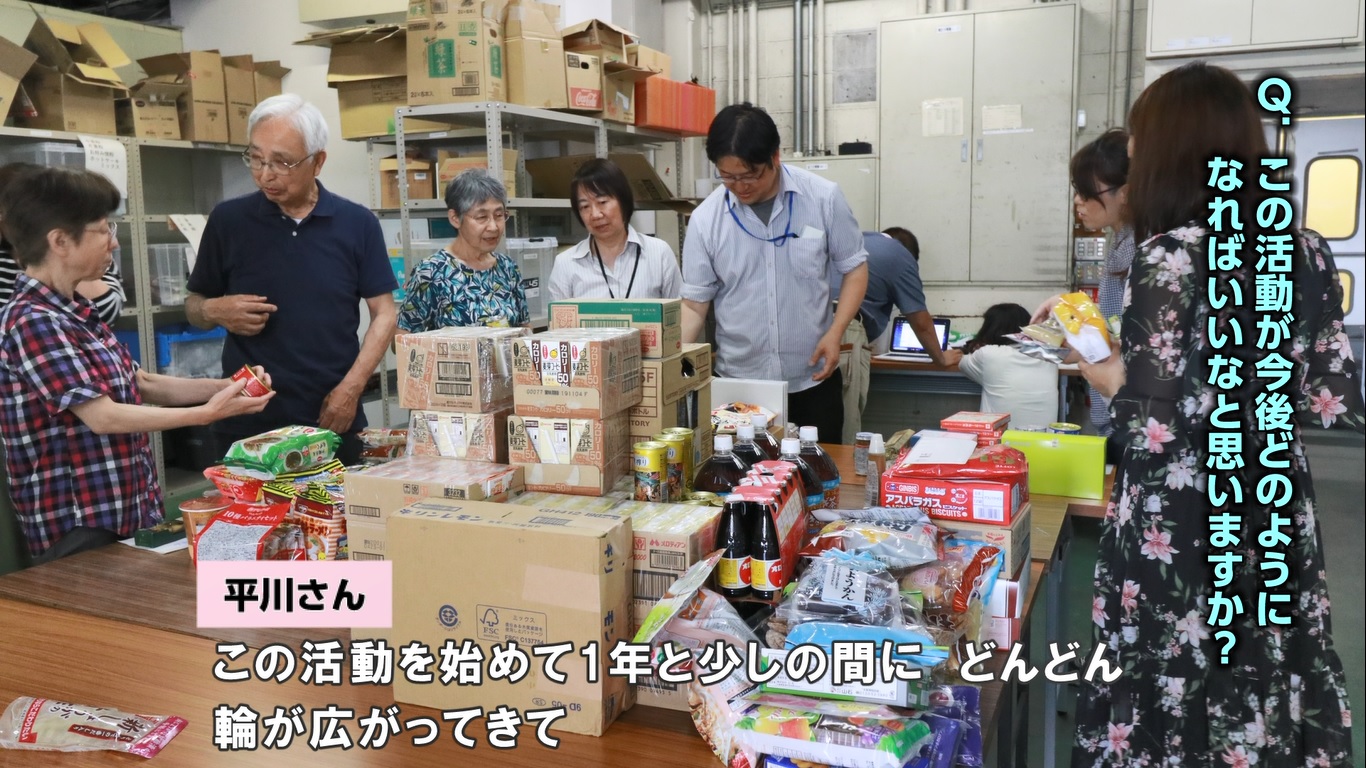 奈良市ニュース食品ロスを減らそう!「フードバンク奈良」の活動を取材の画像