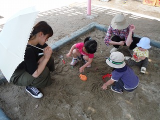 砂場遊びの画像1
