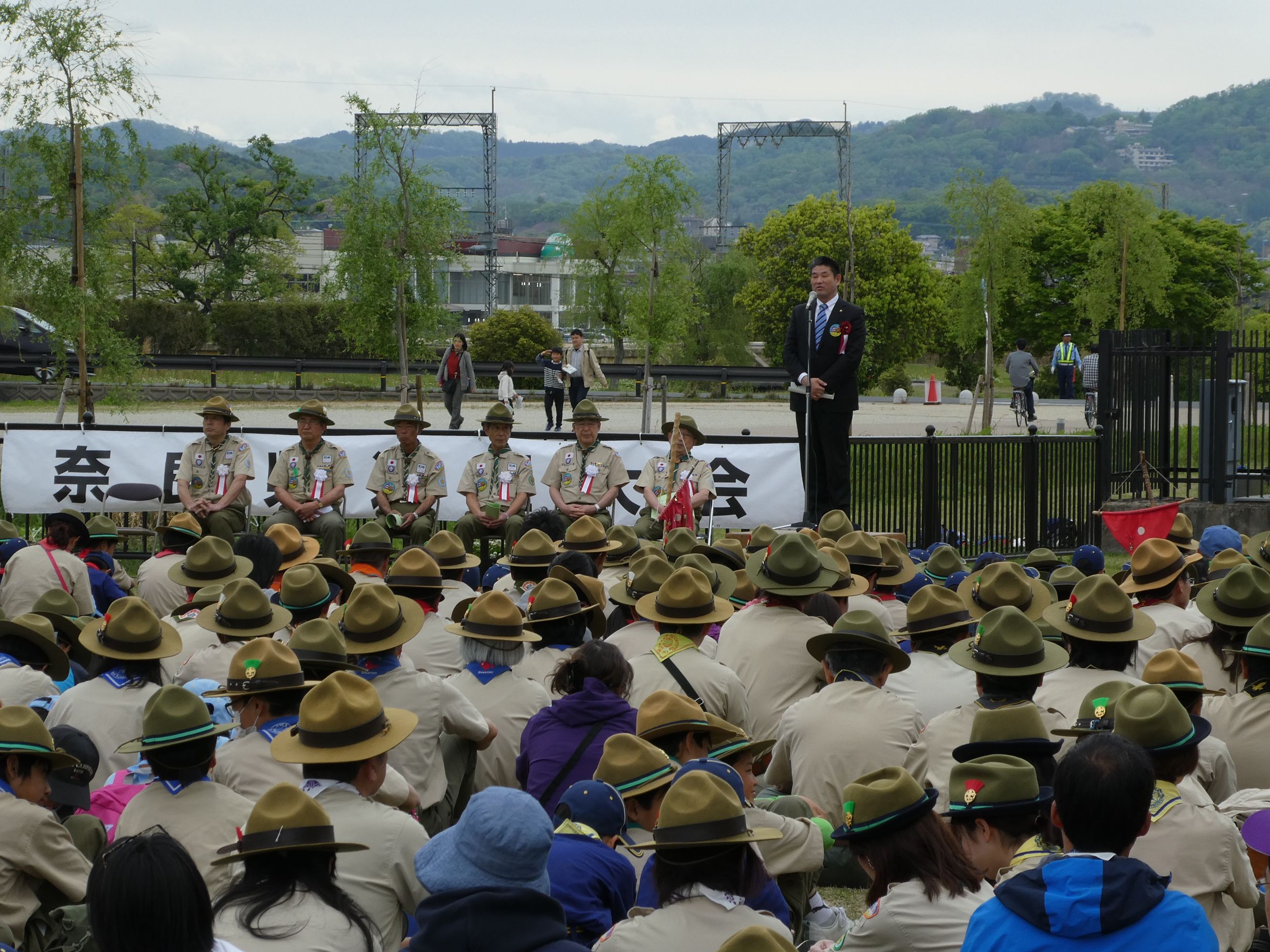 日本ボーイスカウト奈良県連盟大会の画像