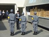 多賀城市二次救援物資輸送出発