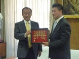 慶州市長　市長表敬訪問2