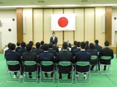 自衛隊入隊予定者激励会