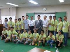 揚州市青少年代表団市長表敬訪問(第2研修室)の画像2
