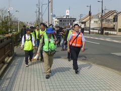 帰宅困難者越境訓練(東大阪市～生駒市)の画像
