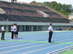 奈良市少年サッカーフェスティバル開会式(鴻ノ池陸上競技場)の画像