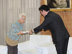 ボランティア功労者に対する厚生労働大臣表彰　伝達式(慶州の間)の画像