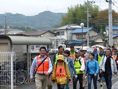 平成26年度防災訓練「帰宅困難者訓練」(大阪城公園～生駒市南コミュニティセンター)の画像2