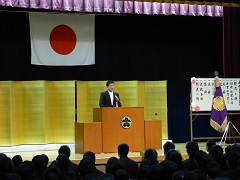 奈良市立一条高等学校卒業式(同校)の画像