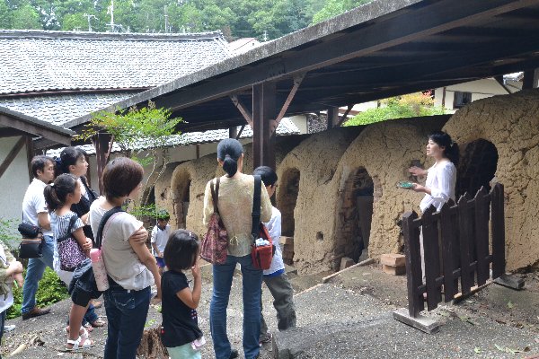 登り窯　見学