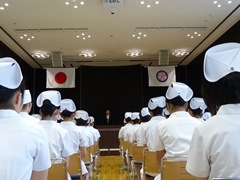 奈良市立看護専門学校卒業式の画像