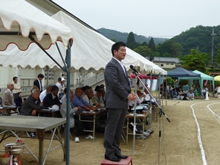 運動会の見学:市内小学校の画像