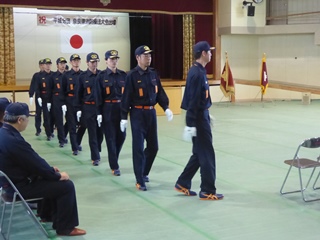 第26回奈良県消防操法大会出場の平城分団訓練始め式の画像