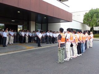 宇土市への職員派遣:第6陣帰庁出迎えの画像