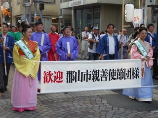 采女祭：花扇奉納行列・神事、管絃船の儀 の画像