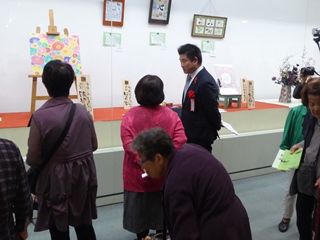 奈良市文化芸術祭 展示部門開会式の画像