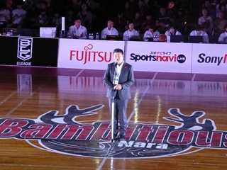バンビシャス奈良ホーム開幕戦の画像