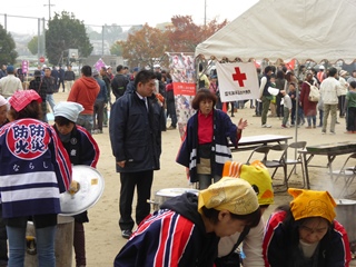 平城地区総合防災訓練の画像