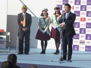 奈良マラソン2016開会式の画像
