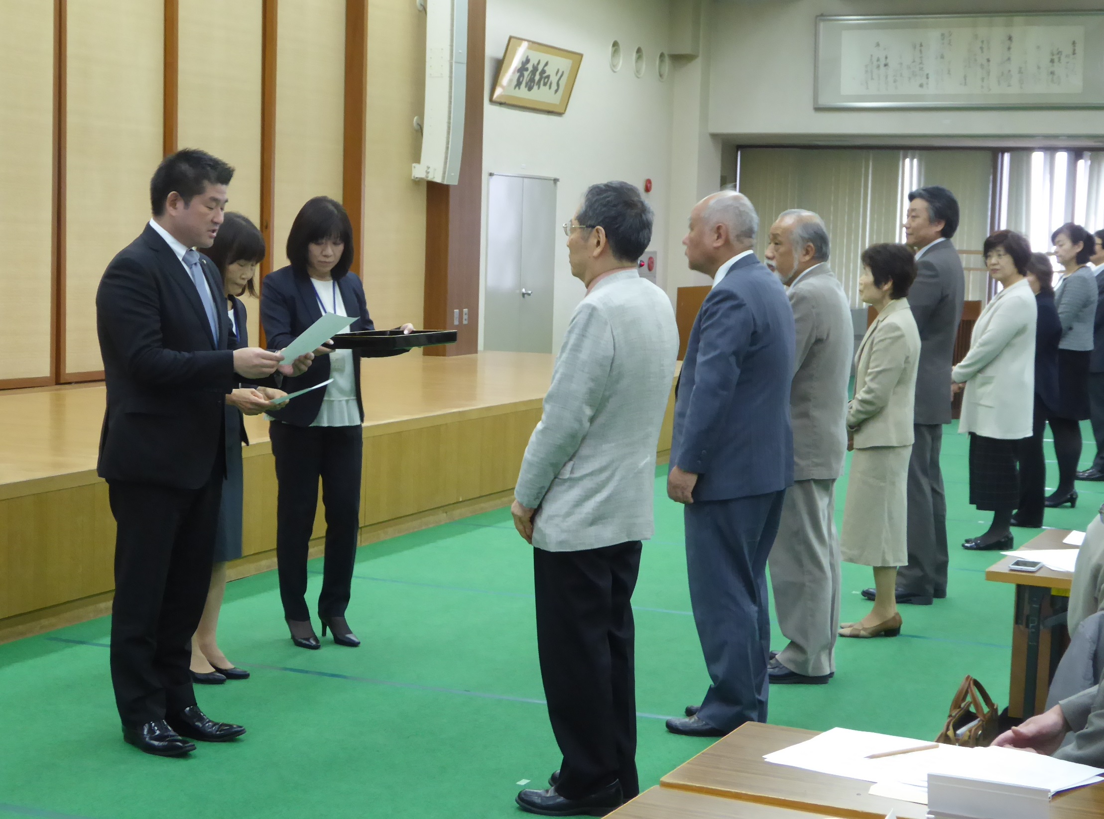 奈良市介護認定審査会委員委嘱式・総会の画像