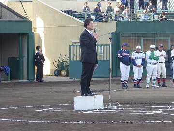 第40回記念奈良ライオンズクラブ杯奈良市学童軟式野球大会開会式の画像
