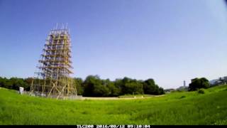「【美術部門】大安寺-足場の塔　完成までのタイムラプス動画」の画像