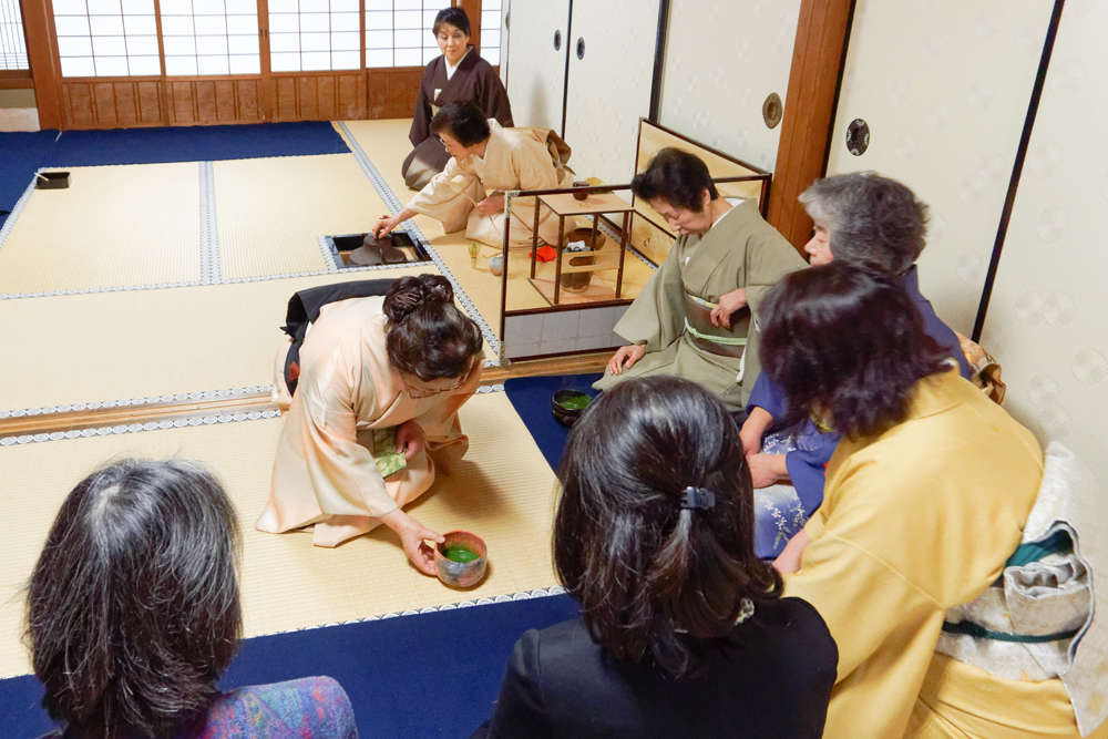 珠光茶会の様子