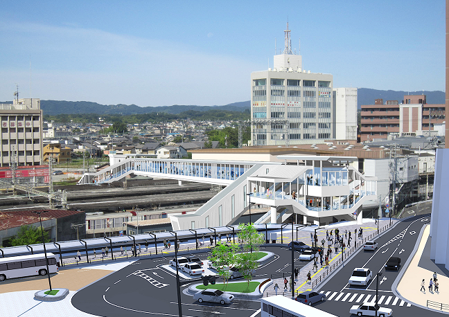 近鉄大和西大寺駅周辺整備完成イメージ図