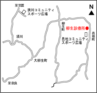 柳生診療所案内図