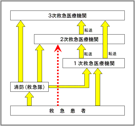 救急医療体制の図