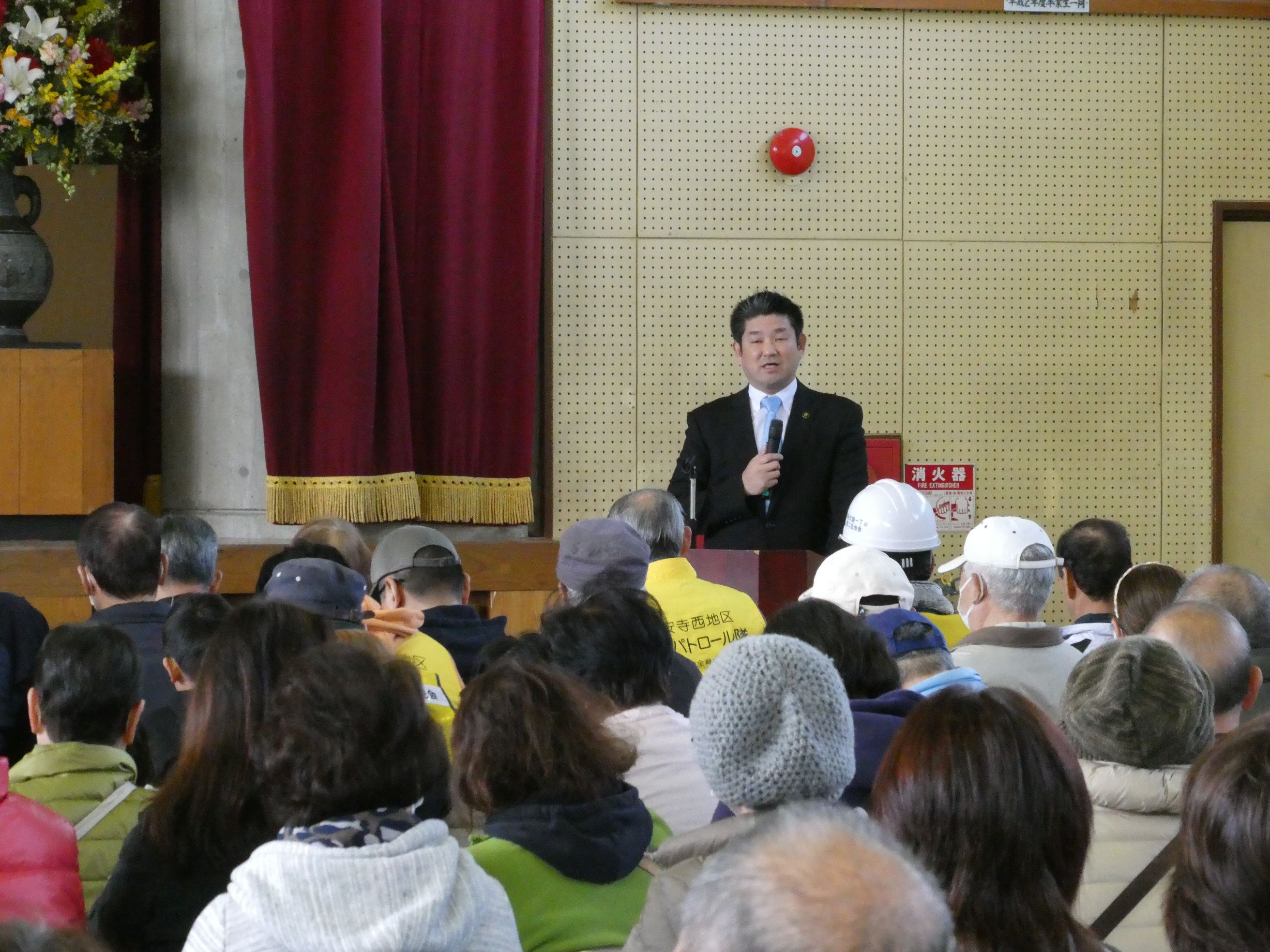 大安寺西地区自主防災防犯会総合訓練の画像