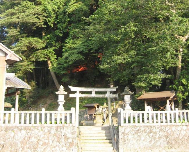 上深川町と八柱神社