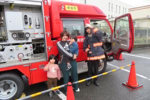 消防車の展示