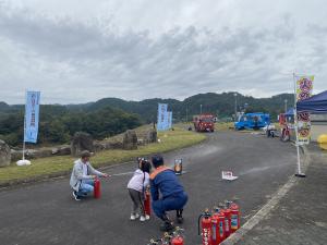 初期消火（水消火器）