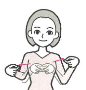 手話単語の日本のイラスト