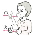 国語の手話イラスト
