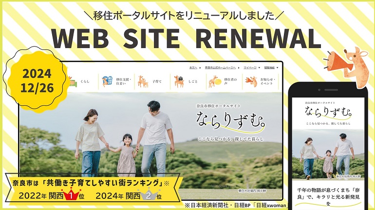 移住ポータルサイト「ならりずむ。」